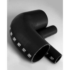 Silicone 63mm 90deg bend - Black