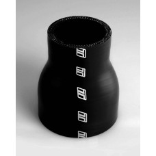 Silicone 63-50mm Straight Reducer - Black